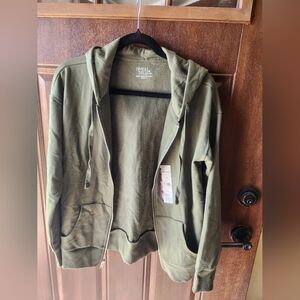 Time and True zip up hoodie